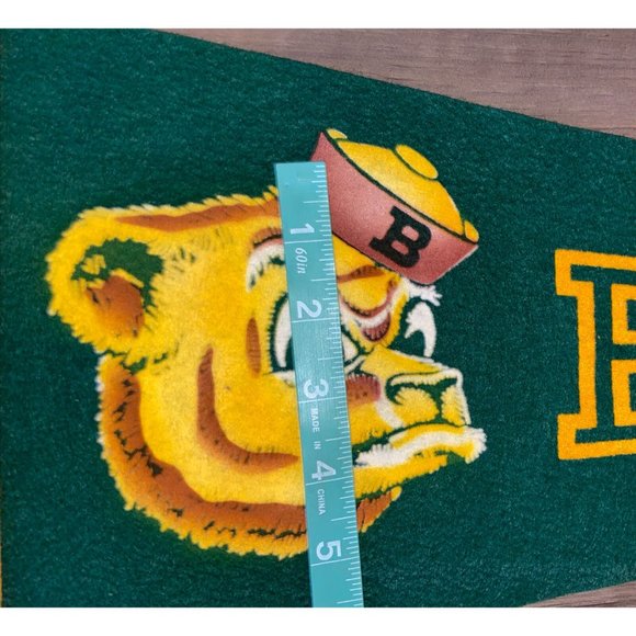 Vintage 50’s 1950's BAYLOR UNIVERSITY SAILOR BEAR Pennant - Picture 9 of 10